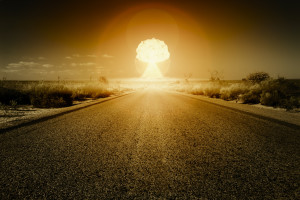 nuclear bomb explosion